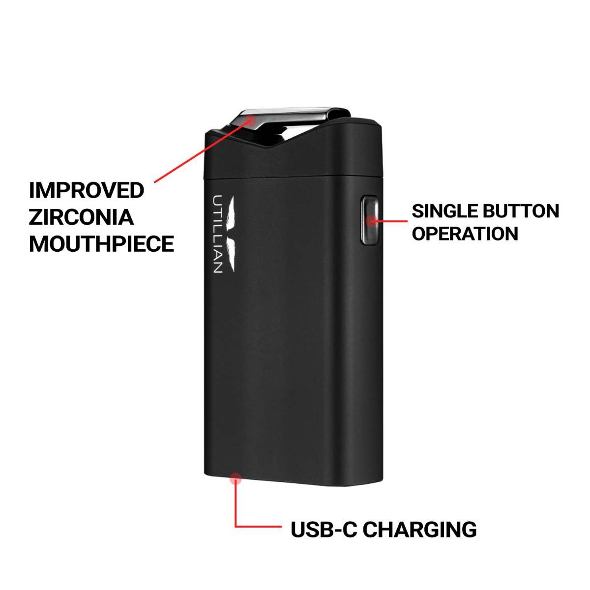 ヴェポライザー UTILLIAN 722 2300mAh ユティリアン ユーティリアン 熱 