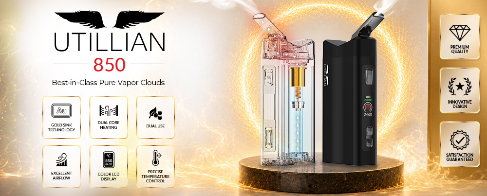 Utillian 850 Vaporizer Desktop Banner